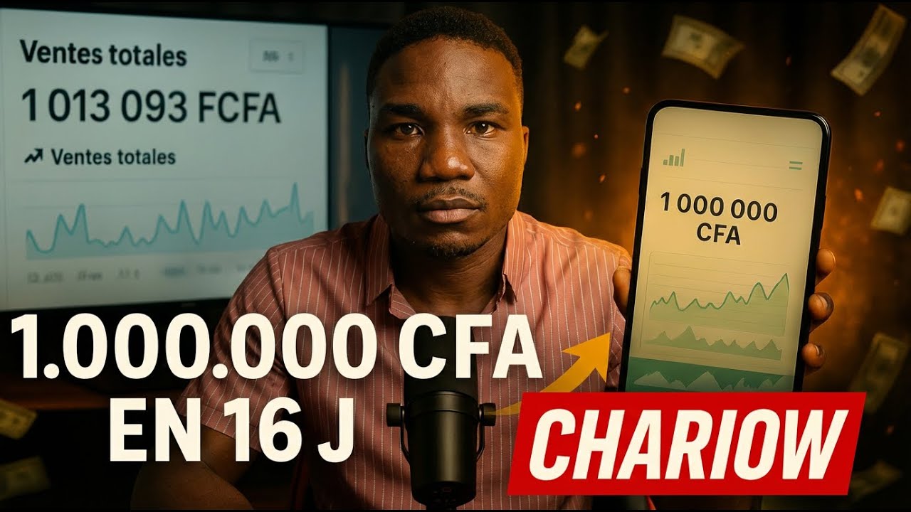 Mon premier 1.000.000 FCFA en 16 jours avec Chariow – Mon avis complet et honnête