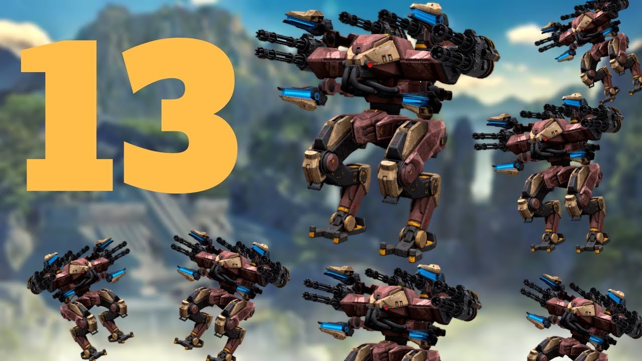 2.5 Mil vs THIRTEEN Ares Squad!!! - NEXT vs LOST | War Robots