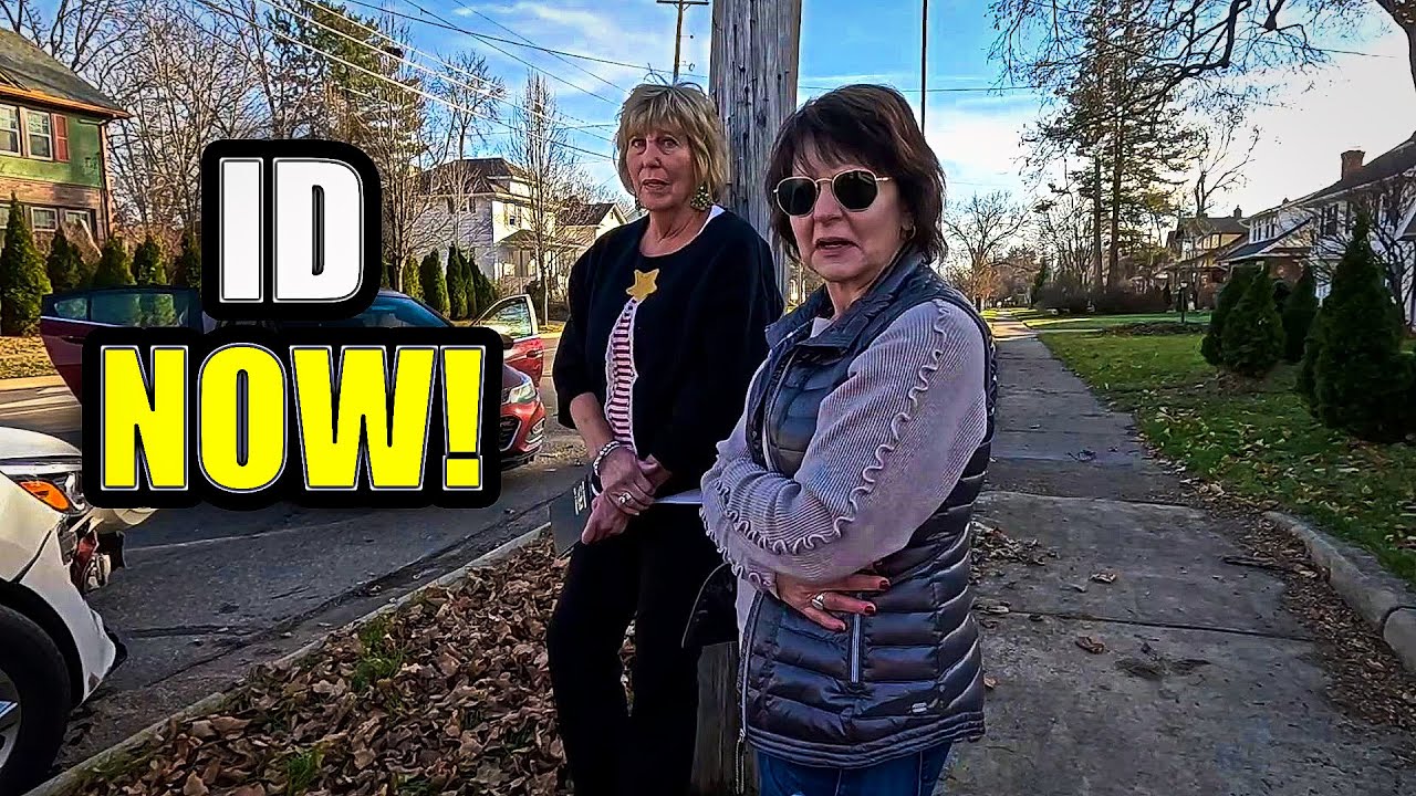 Karens Losing It On First Amendment Auditor Get Owned - I.D. Refusal