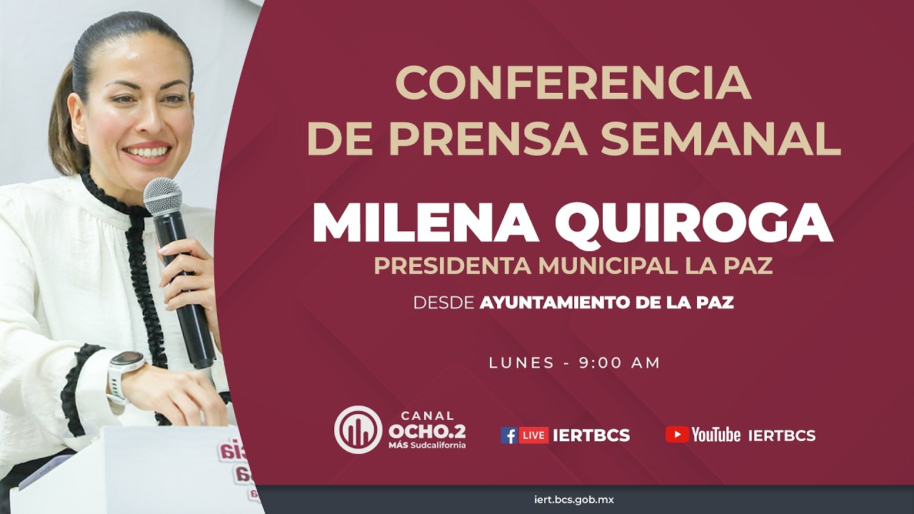 Conferencia de Prensa Semanal con Milena Quiroga Romero. - 02 de marzo de 2026.