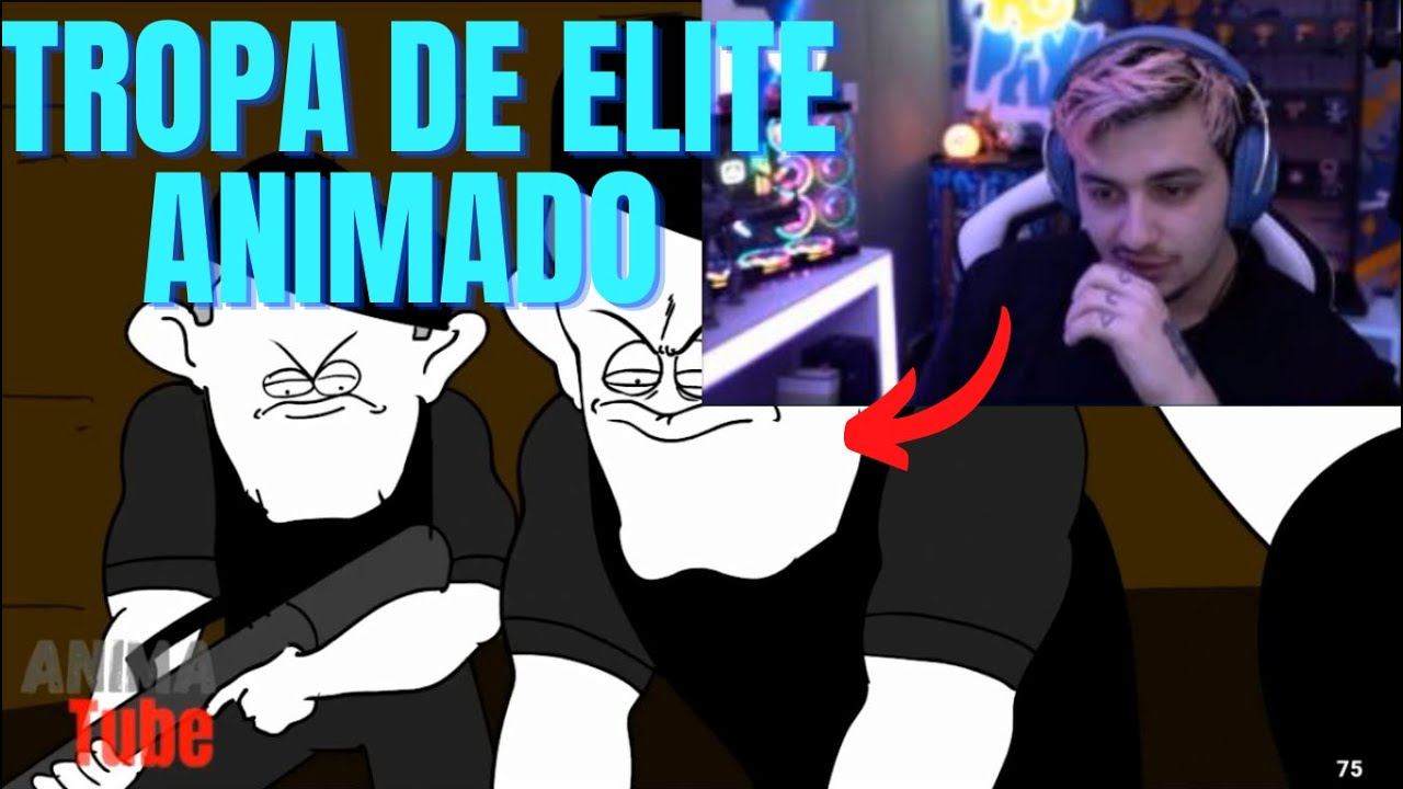 GABEPEIXE  REAGINDO - EU SOU ESTUDANTE - TROPA DE ELITE ANIMADO!!
