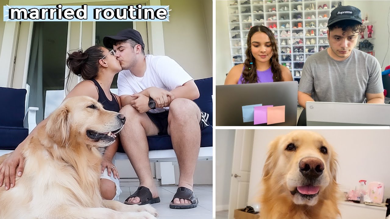 Our Married Work Routine♡ Natalie & Dennis & Jupiter 🐶