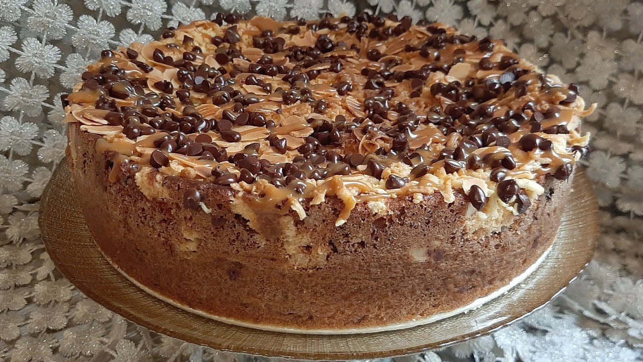💫كيكة رهيبة بالتفاح المعسل وبالطبقة المقرمشة💫شكلا ومذاقا و بشهادة الجميع😋👍