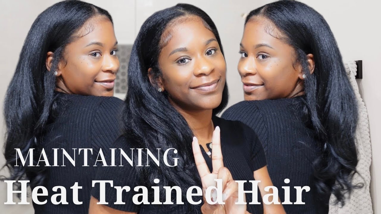 How I preserve my straight natural hair at night