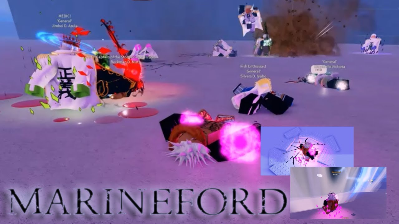 When you join a Marineford [New Seas Roblox]