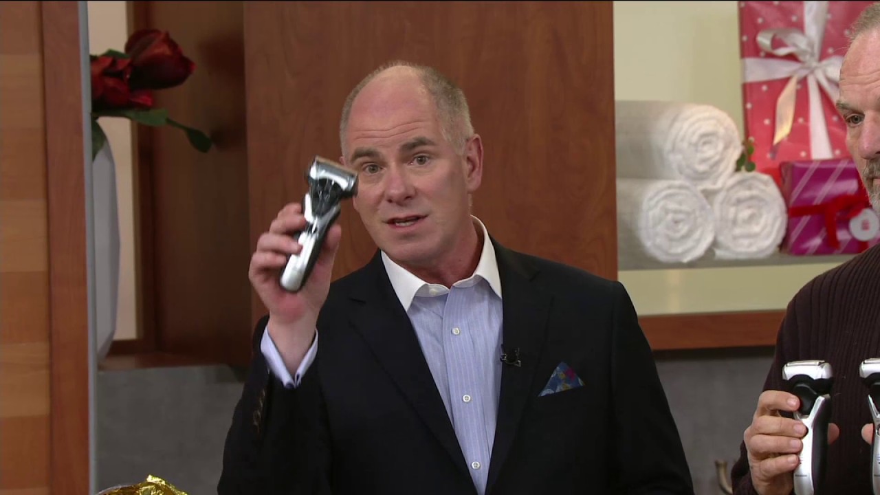 Panasonic Mens 3 Blade Wet / Dry Electric Shaver and Trimmer on QVC