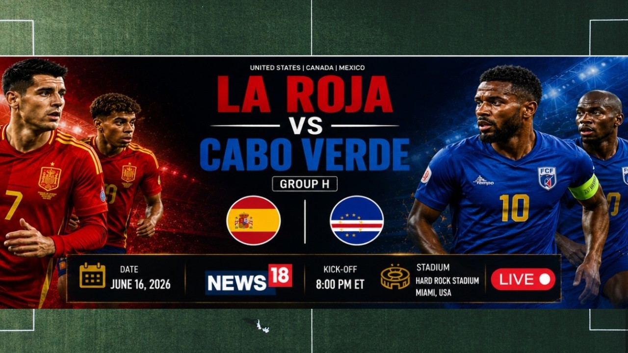 Spain Vs Cabo Verde LIVE From US | FIFA World Cup 2026 | Group H Match | Lamine Yamal, Gavi, Pedri