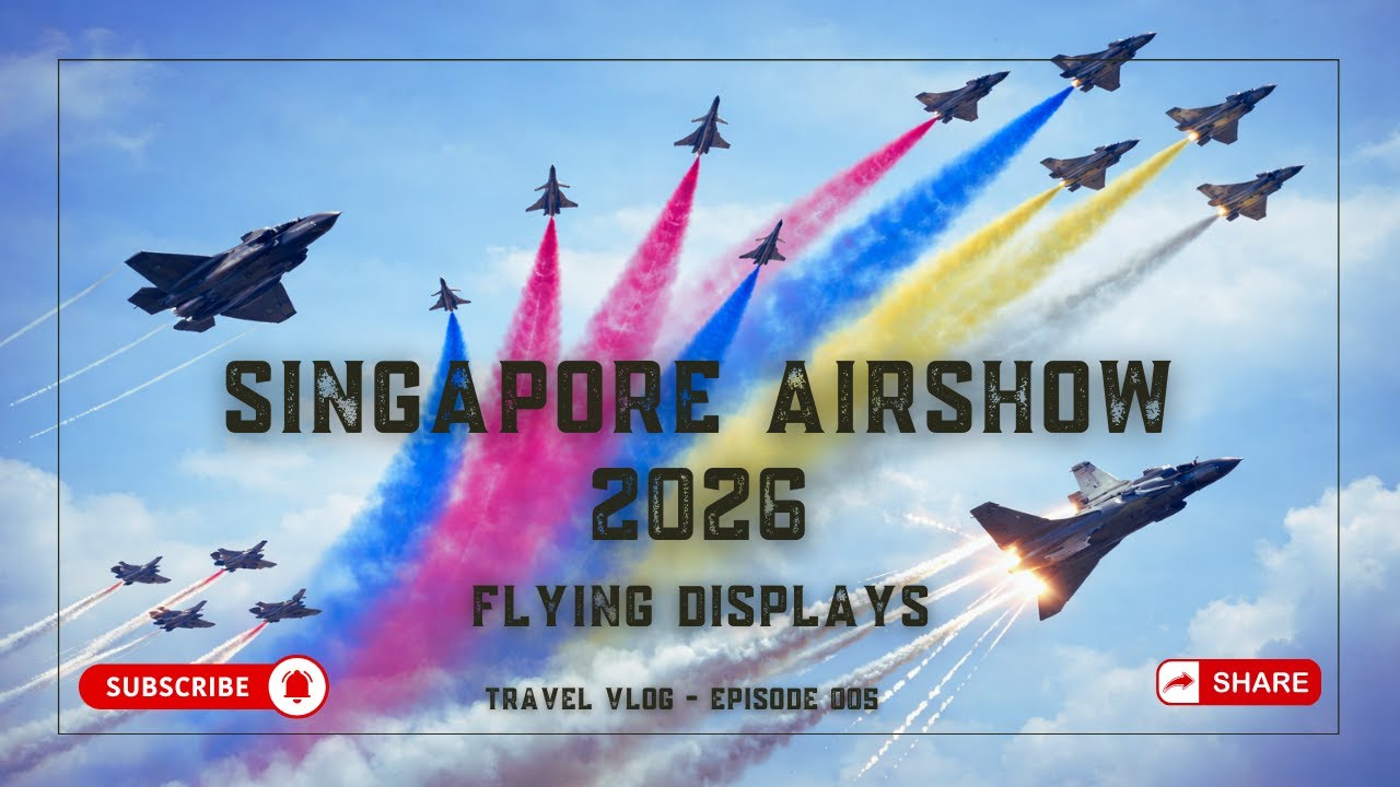 Fighter Jets in Perfect Sync at Singapore Airshow 2026 in 4K | Jaw-Dropping Aerial Display