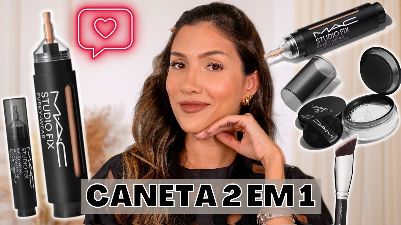 RESENHA da NOVA CANETA CORRETIVO e BASE da MAC & MAIS LANÇAMENTOS | Studio Fix Face Pen