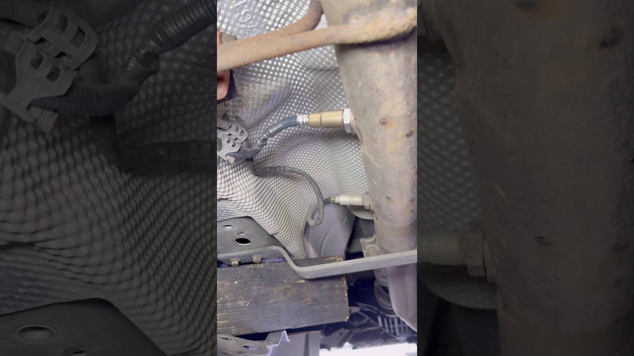 Replaced new rear lambda sensor with module Jaguar 😁 Issue P24C6-00 #jaguar