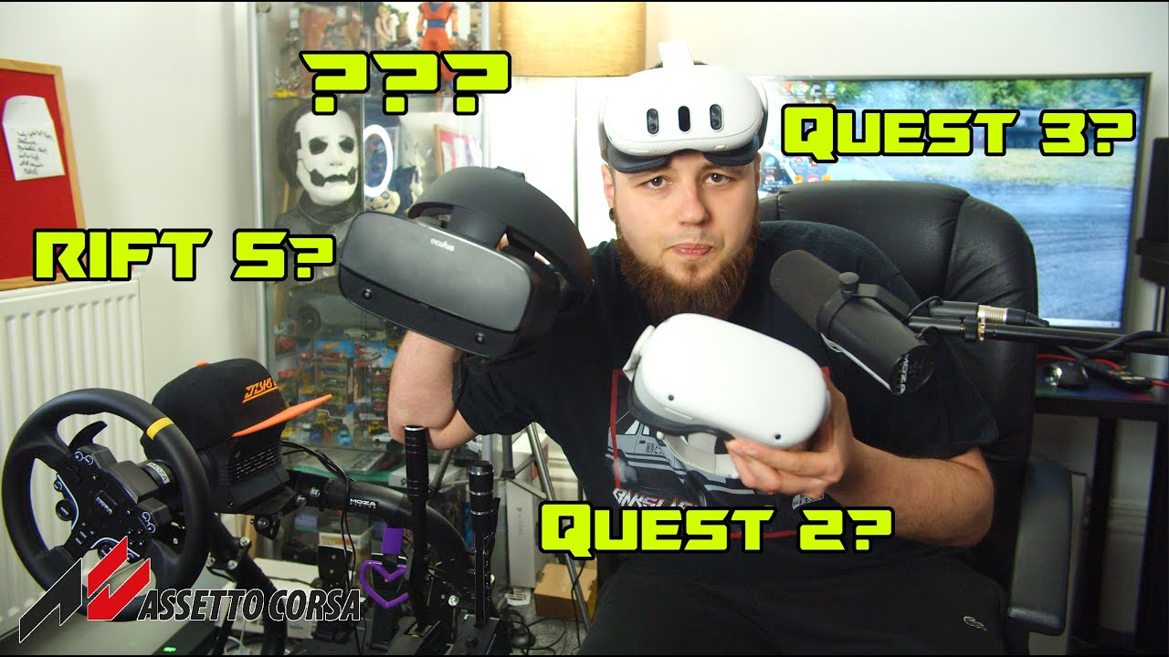Porównanie Oculusów VR: Rift S vs Quest 2 vs Quest 3 | Assetto Corsa