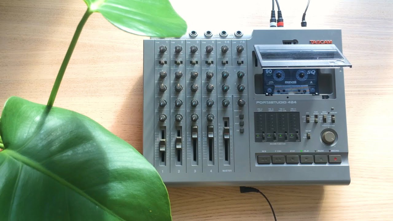 PORTA ► Lofi Piano & Synth Tape Session on my new Tascam Portastudio 424