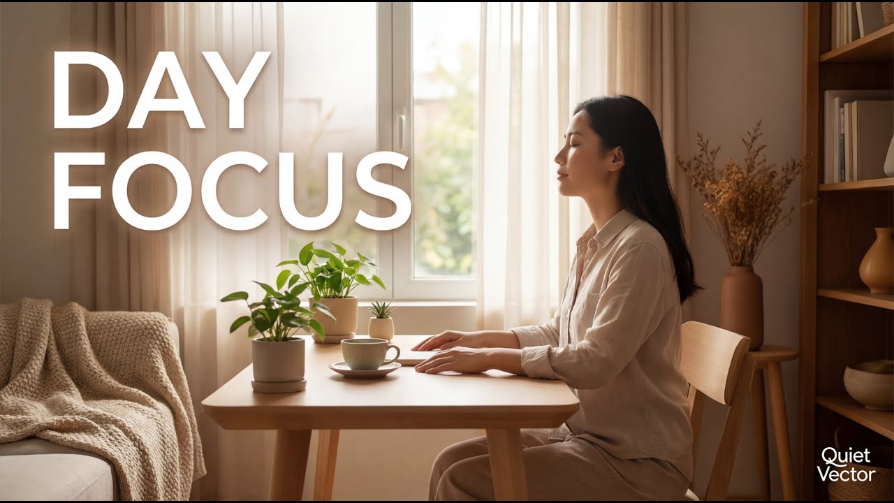 Continuous Day Focus: Quiet Vector Ambient & Meditation Stream
