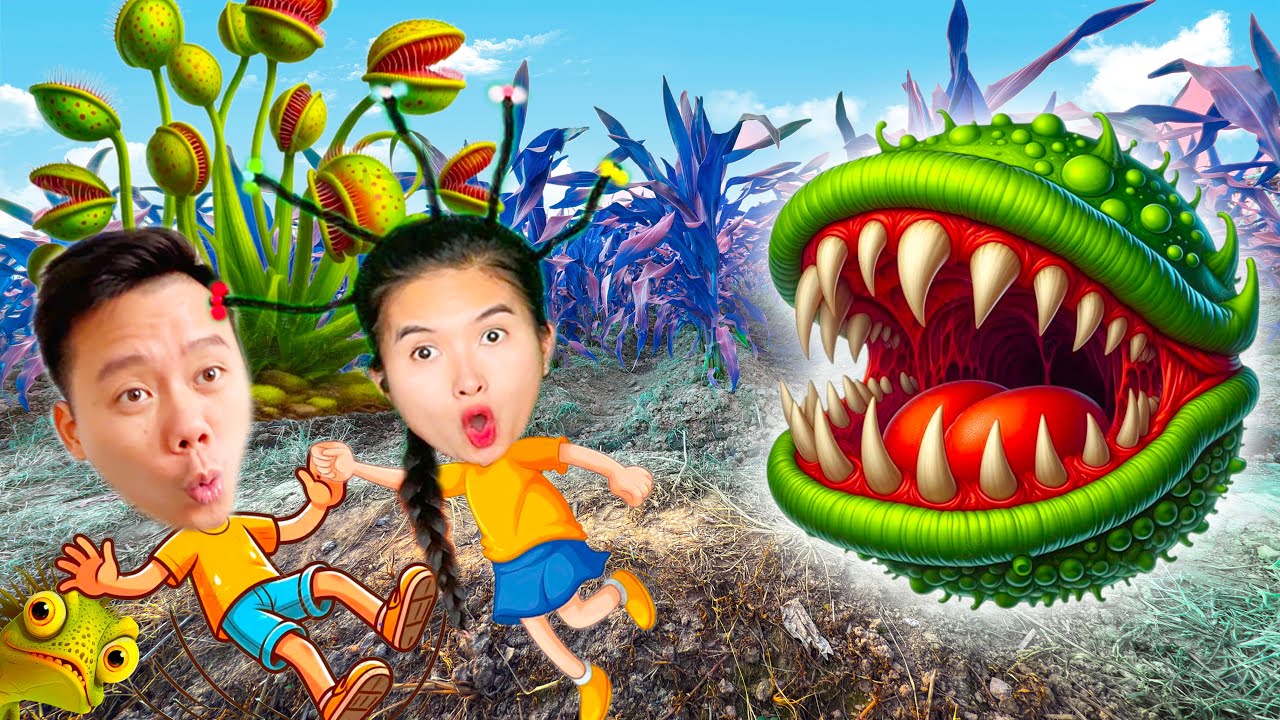 Changcady review nuôi cây hoa ăn thịt, ra đồng bắt côn trùng cho cây