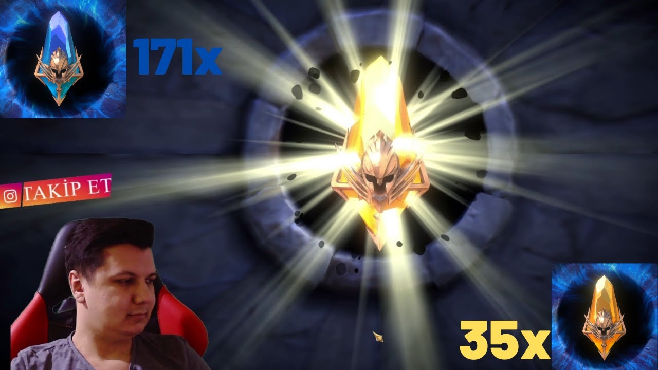 35 KUTSAL SARI TAŞ 171 ANTİK PARÇA TAŞ AÇILMI YAPTIM | Raid: Shadow Legends