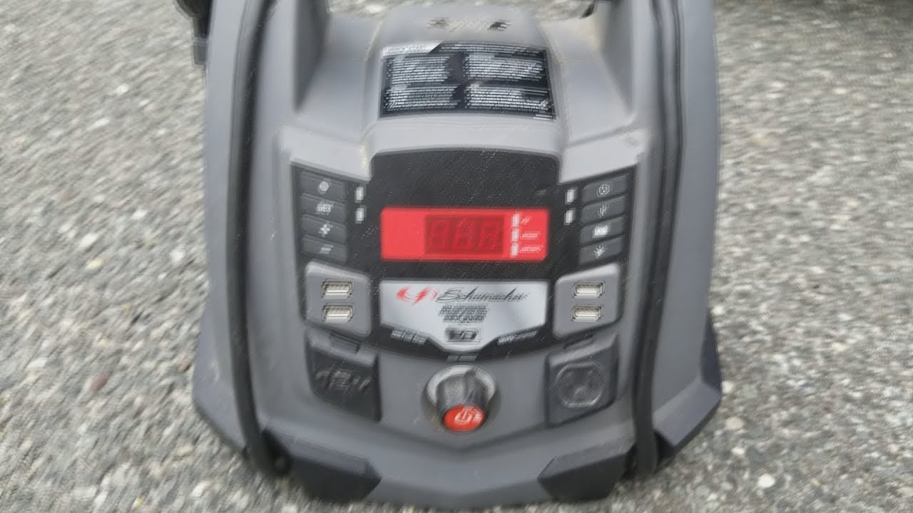 After Unboxing, Schumacher Super Heavy Duty Extreme Jump starter/power pack