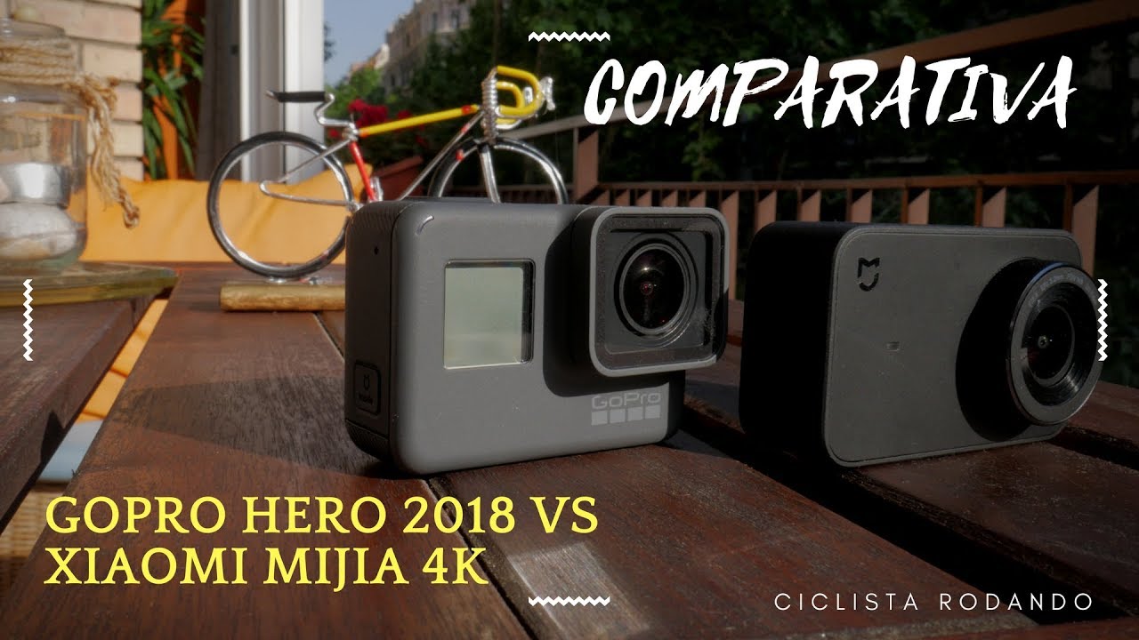 Gopro Hero 2018 Vs Xiaomi Mijia 4K comparativa Action Cams.