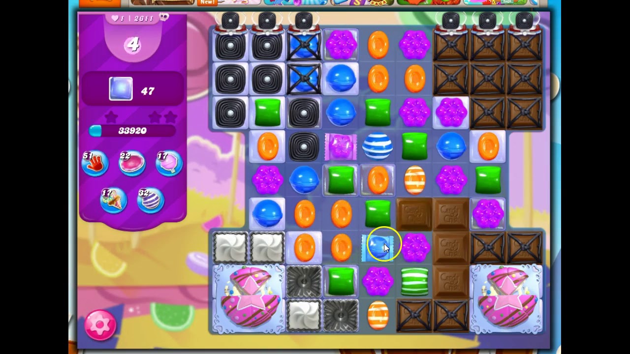 Candy Crush Level 2611 Talkthrough, 12 Moves 0 Boosters