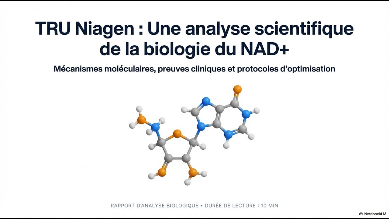 🧬TRU Niagen et NAD+ : Science et Longévité Cellulaire