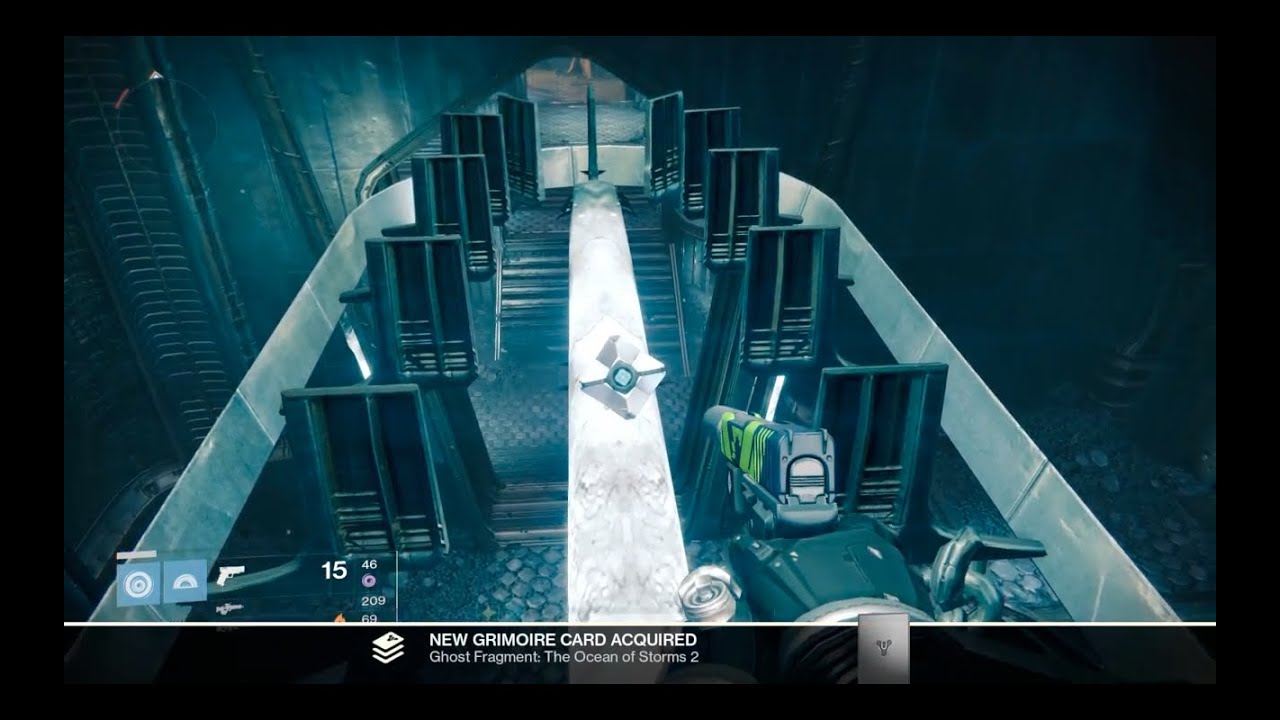 Destiny - Lost To Light - New Secret Dead Ghost (Location Guide - Ocean Of Storms 2 Grimoire Card)