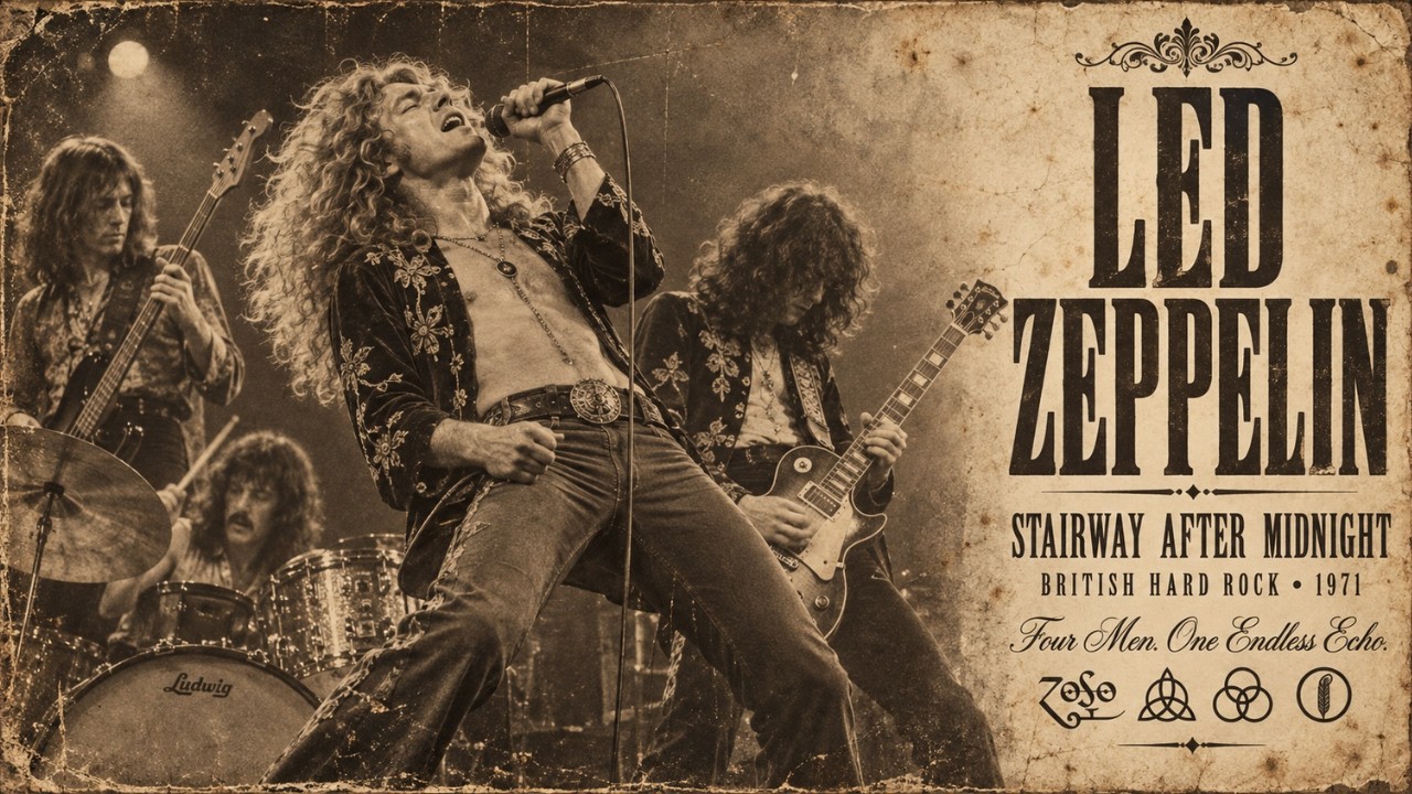 Led Zeppelin 🔥 British Hard Rock 1971 | Stairway After Midnight (Inspired Tribute)