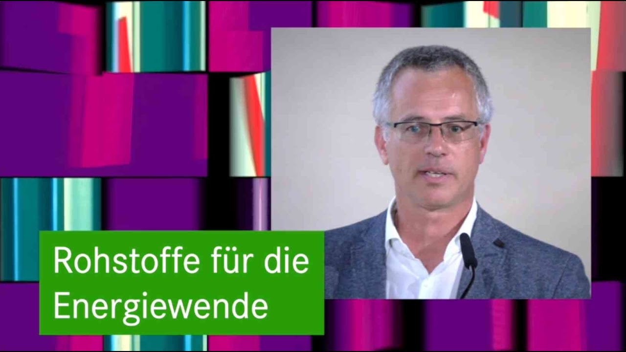 Prof. Dr. Jens Gutzmer: Rohstoffe für die Energiewende