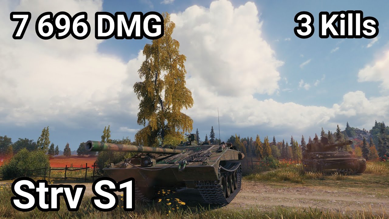 Strv S1 - 7 696 damage / 3 kill / 780 blocked / 222 assist