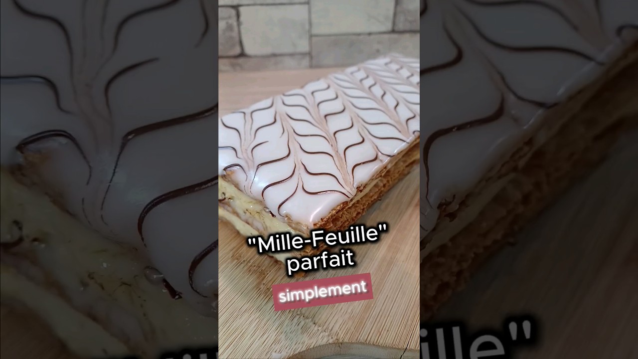 Easy Mille Feuille Recipe at Home 👆HERE👆 (longer version in my videos)
