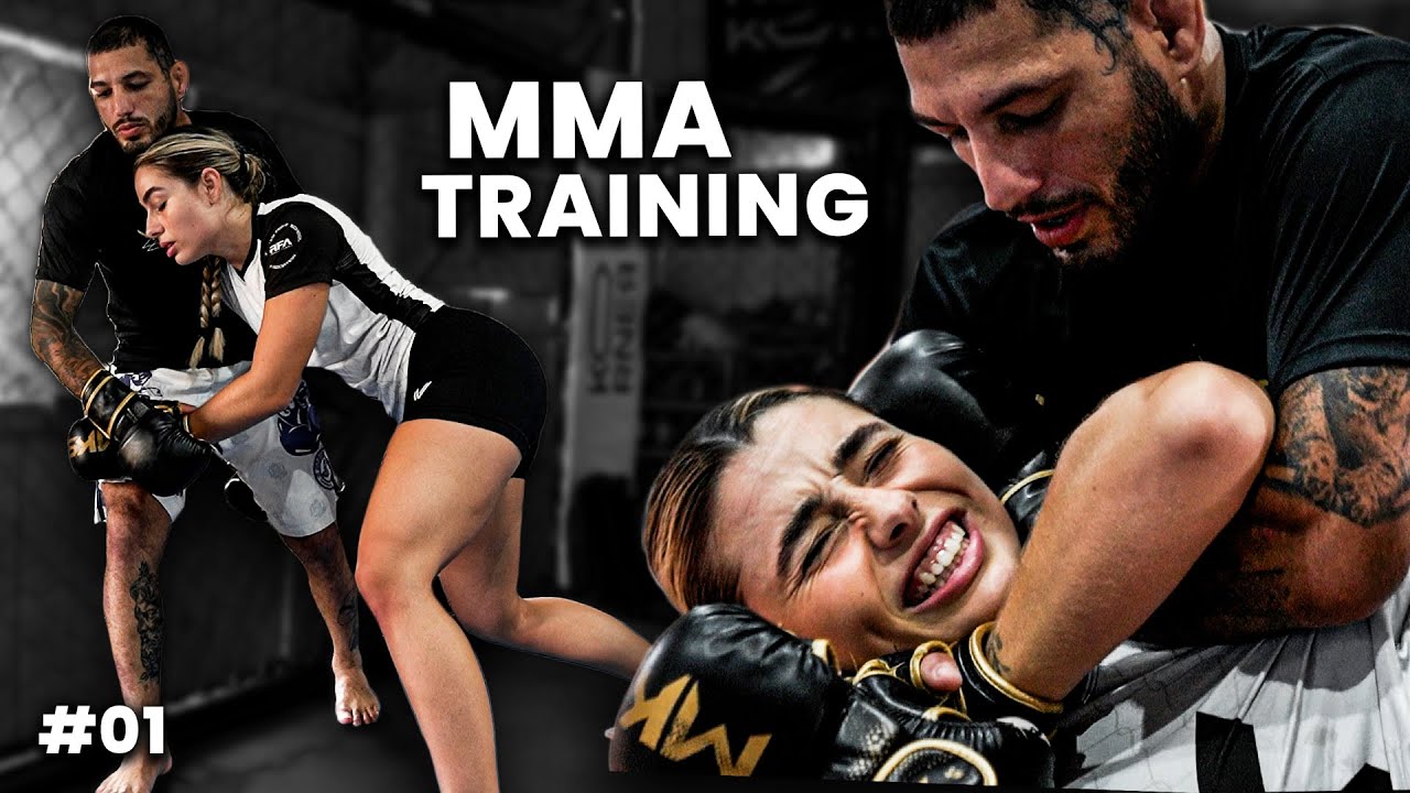 VOU LUTAR MMA !? | maria vieira / mma training #01