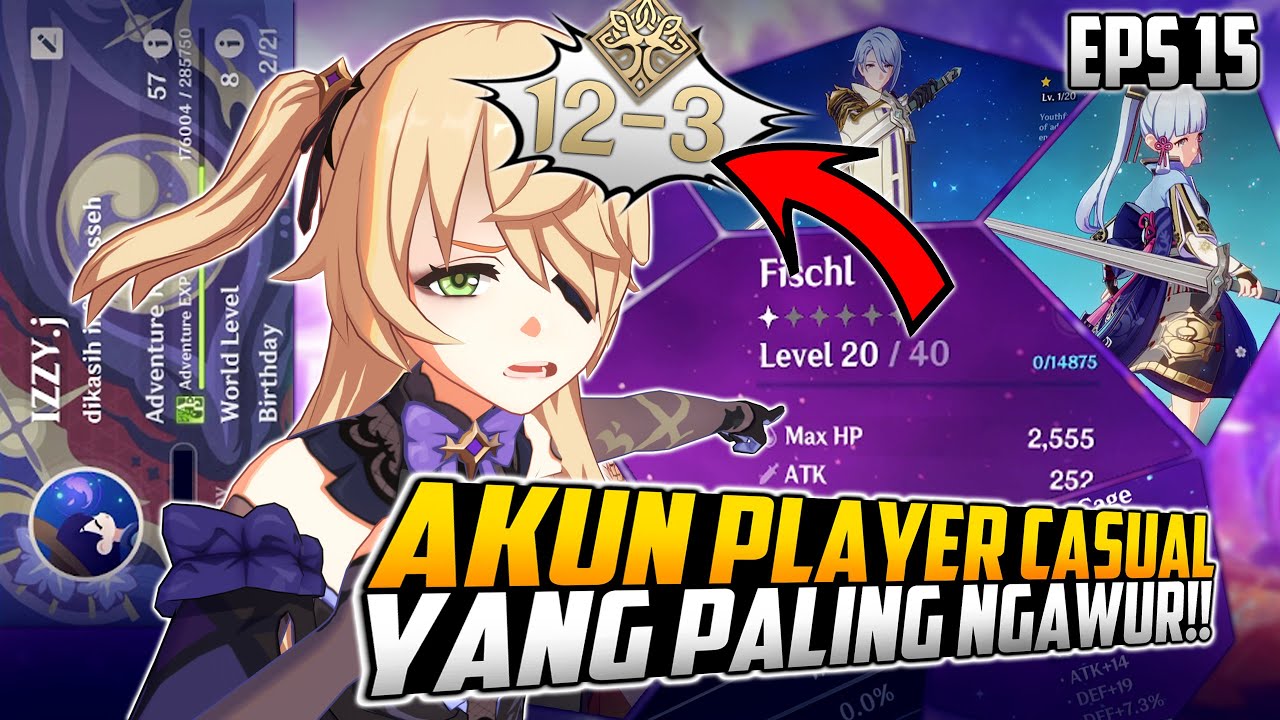 Benerin Akun Subscriber #15 - Yang PALING NGAWOR & BIKIN PUSING !! - Genshin Impact | Ditusi
