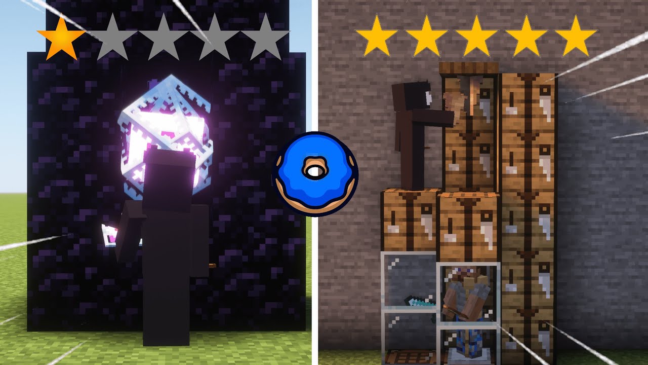 1 Star Trap VS 5 Star Trap on DONUTSMP