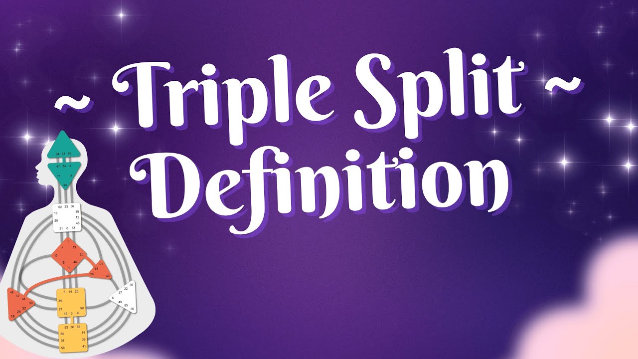 ~ Triple Split Definition in Human Design ~