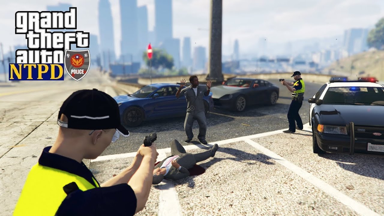 GTA 5 LSPDFR 警察模組 315 行車糾紛 血濺街頭