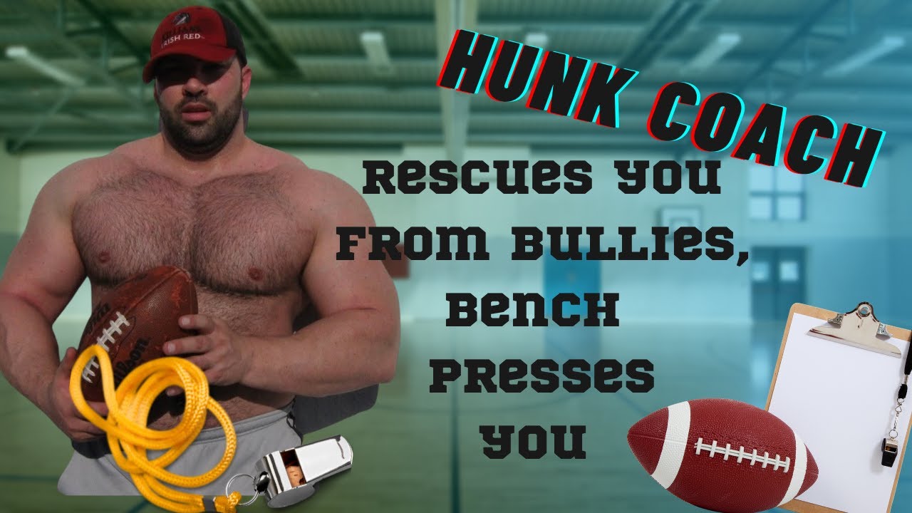 Hunky Himbo Coach Rescues You from Bullies, Bench Presses You [M4M] ASMR Roleplay [M4A-M4F]