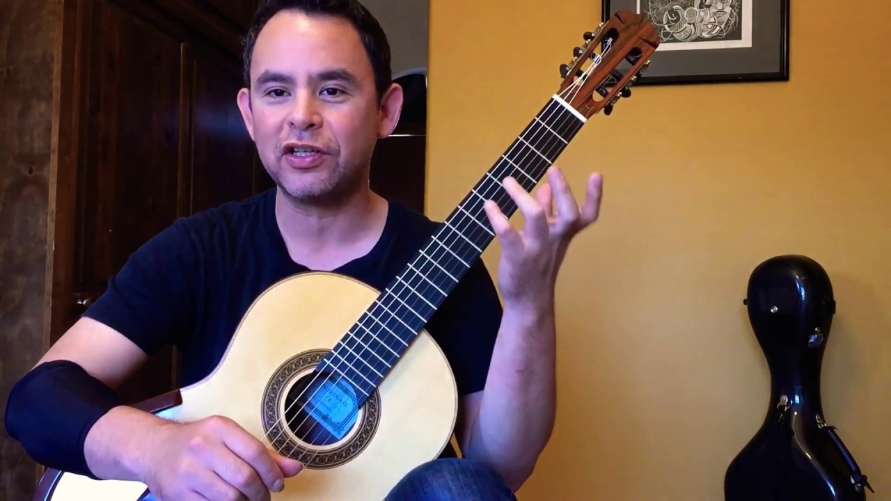 🕷LA ARA&Ntilde;A con ligados Clase de Guitarra Rafael Elizondo