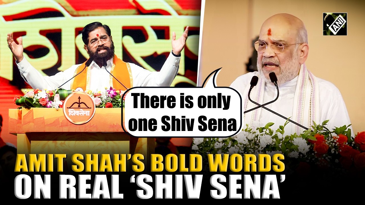 &ldquo;There is only one Shiv Sena...&rdquo; HM Amit Shah&rsquo;s backs Shinde-led Shiv Sena in Kolhapur