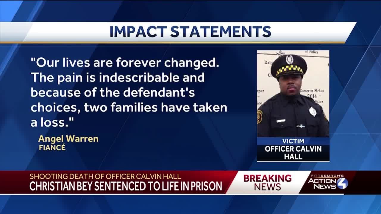 Christian Bey sentenced to life in killing of off-duty Pittsburgh officer Calvin Hall