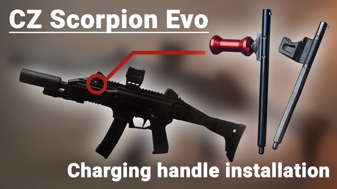 How to install a charging handle on a CZ Scorpion Evo | CZ Parts