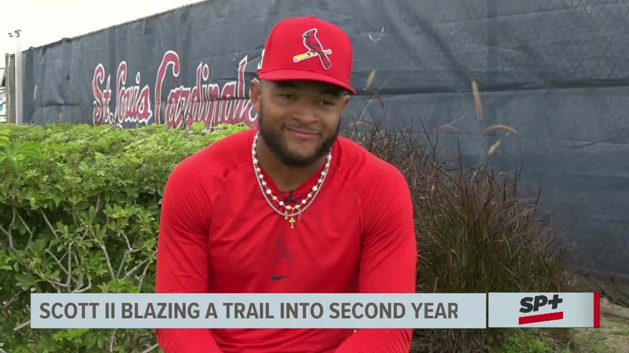 Spring training sit down with Cardinals outfielder Victor Scott II