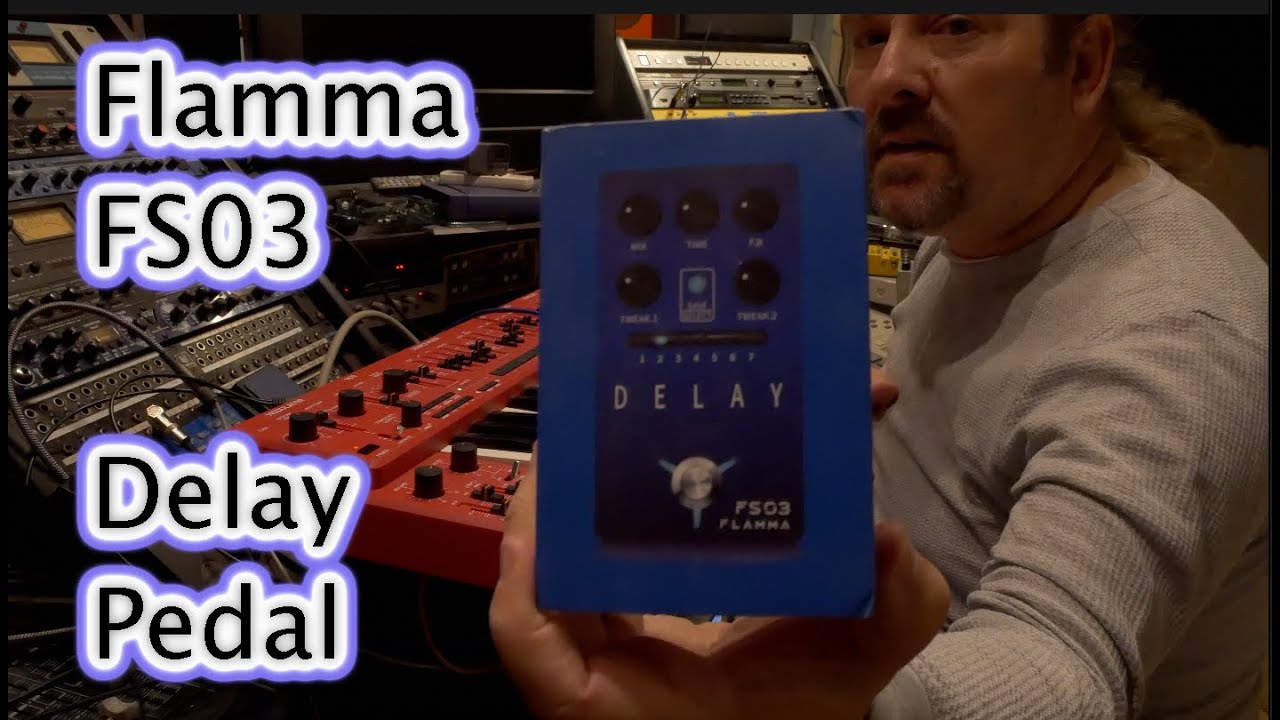 Flamma FS03 stereo delay pedal #digitaldelay