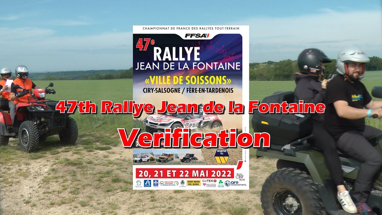 Rallye Jean de la Fontaine 2022 - Verifications