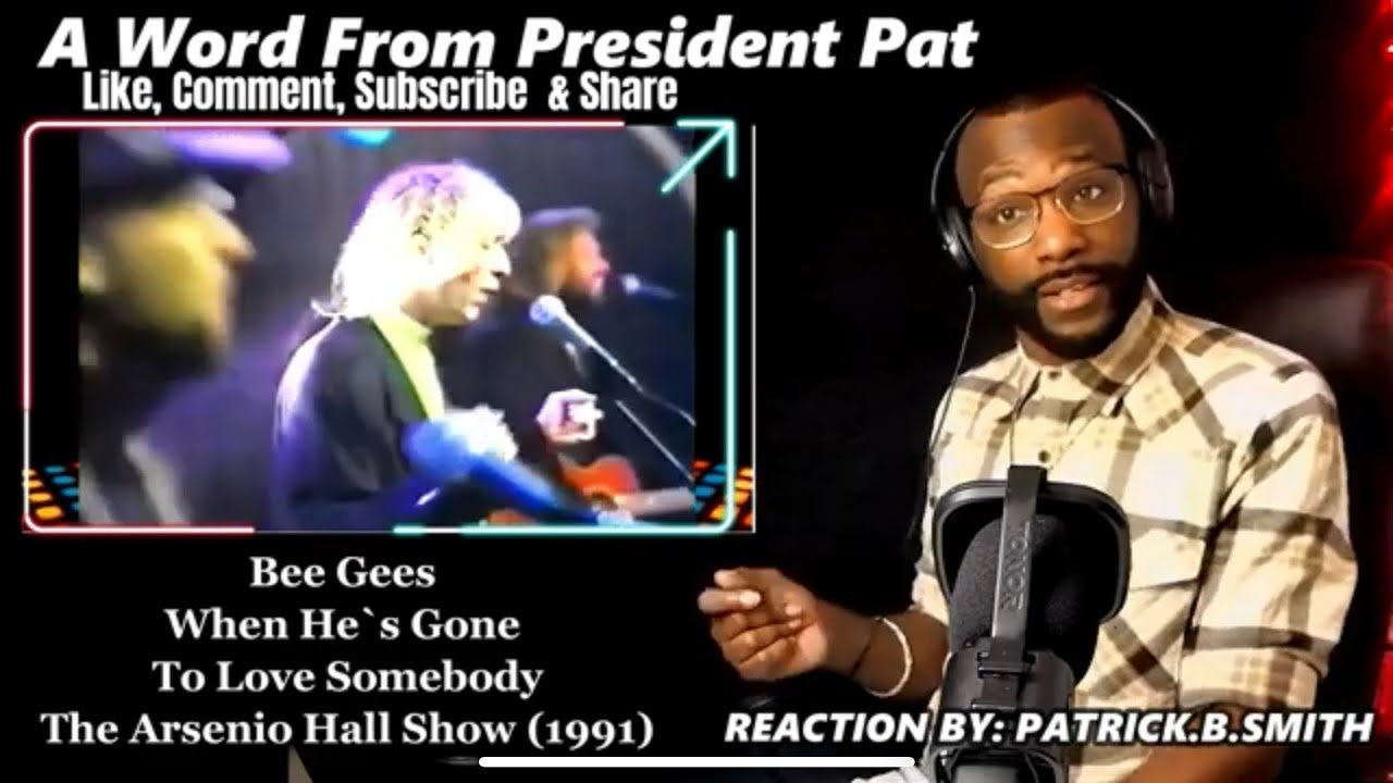 Bee Gees - When He`s Gone / To Love Somebody (The Arsenio Hall Show 1991 )-REACTION VIDEO