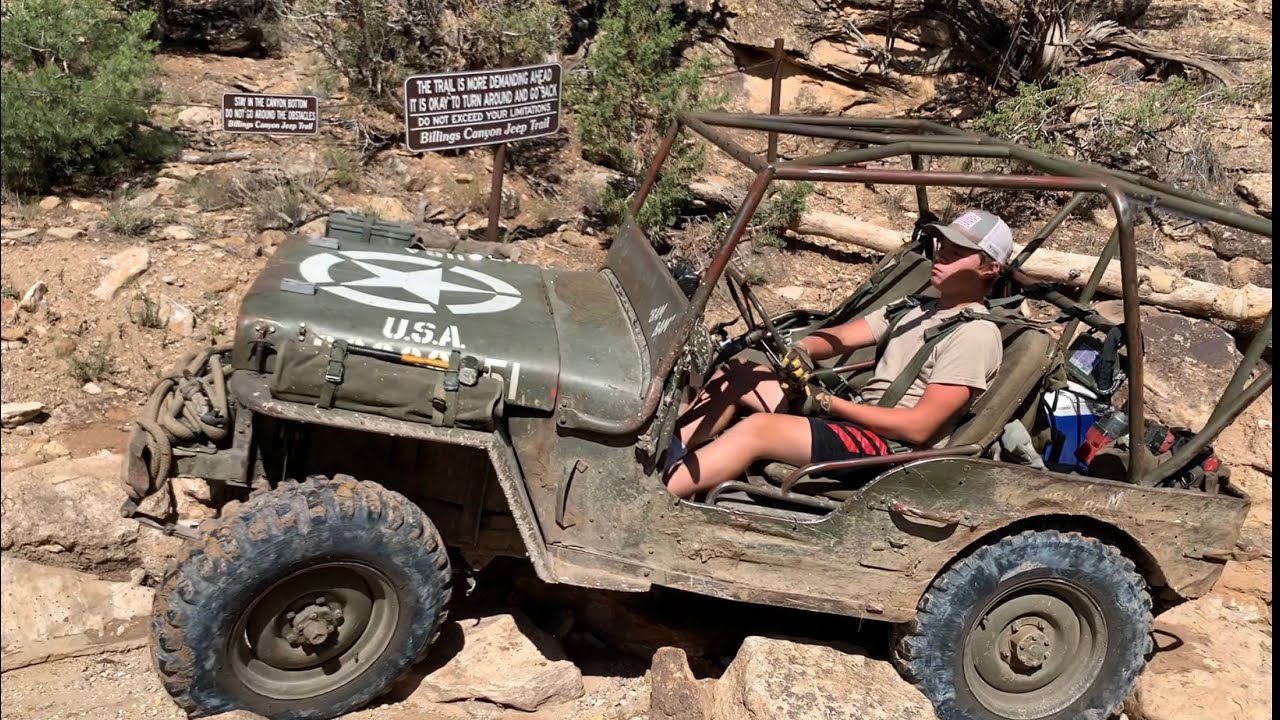 Vintage Willys Jeeps in Billings Canyon
