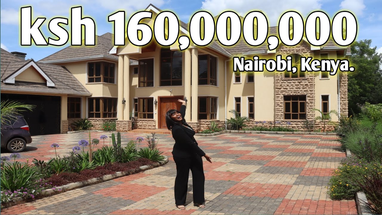 WHAT KSH 160 MILLION CAN GET YOU IN NAIROBI ,KENYA/ Karen house tour /Nairobi mansion for sale.