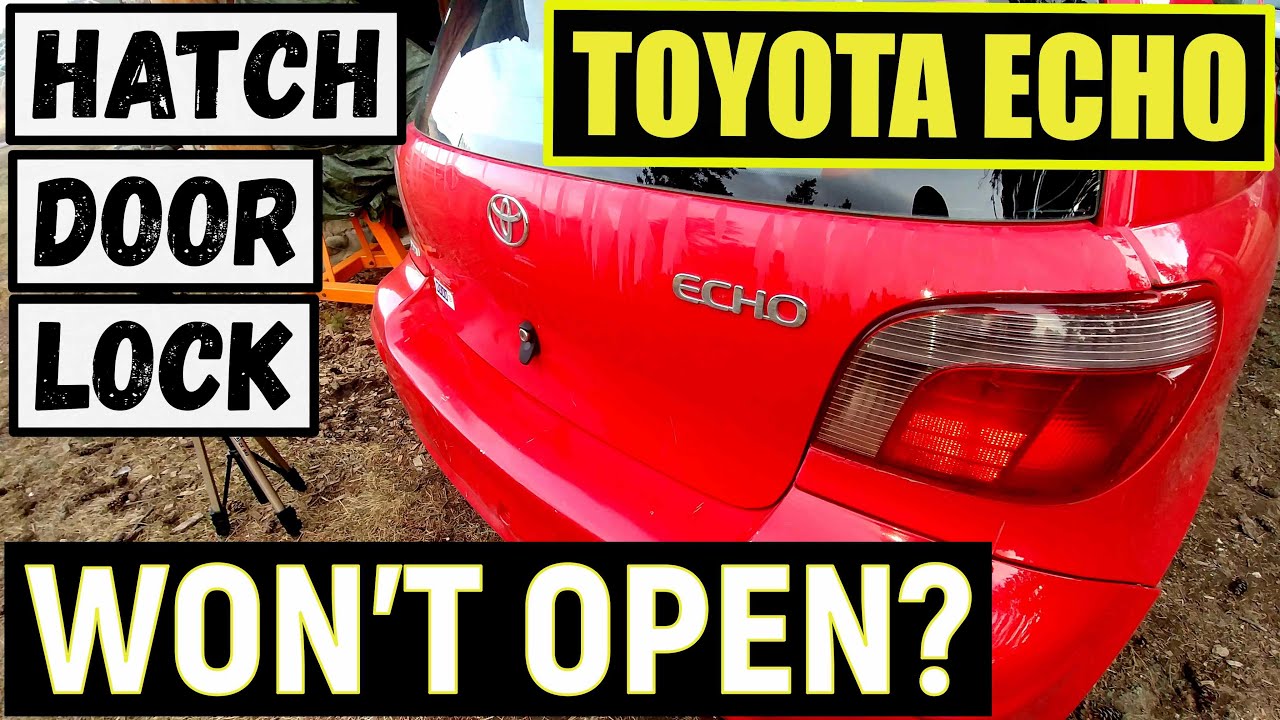 Дверь люка Toyota ECHO / Yaris не открывается? Отоприте её за 2 минуты! // 4K