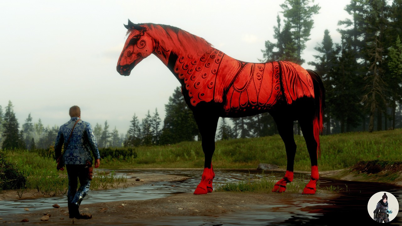 Massive Dark Fantasy Horse Discovered! Arthur Morgan Finds the Giant Celestrina