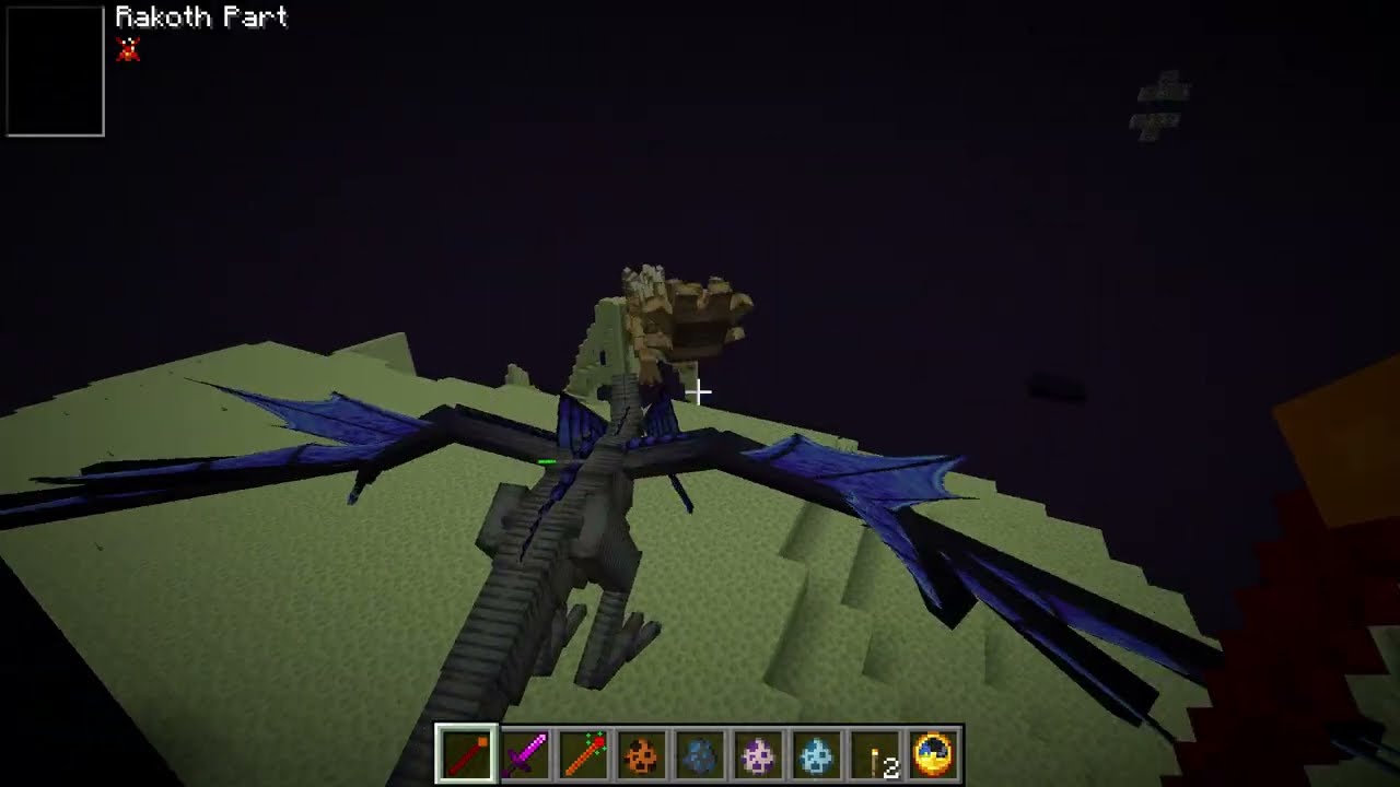 rakoth vs monster expainsion but in the end #minecraft