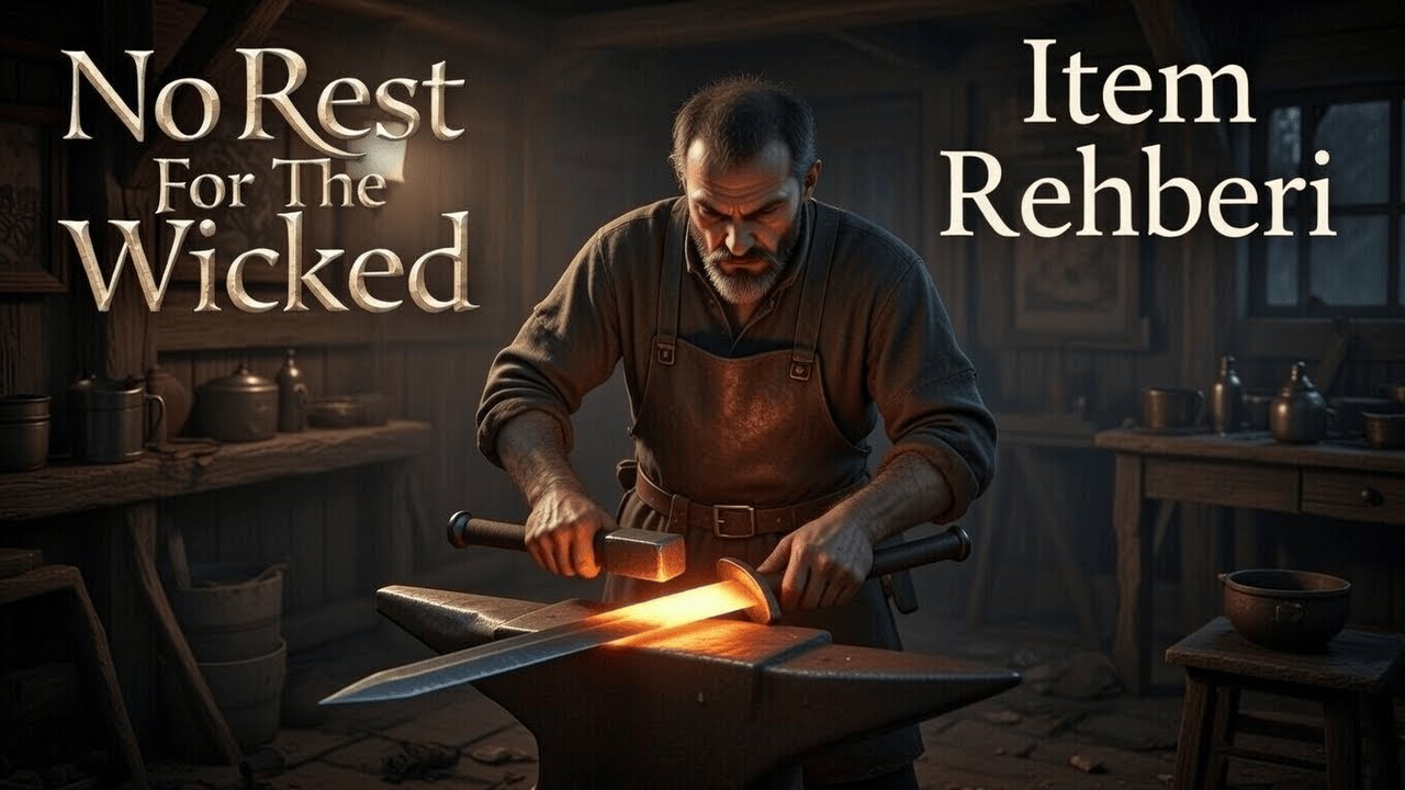DETAYLI ITEM YAPMA REHBERİ - NO REST FOR THE WICKED TÜRKÇE