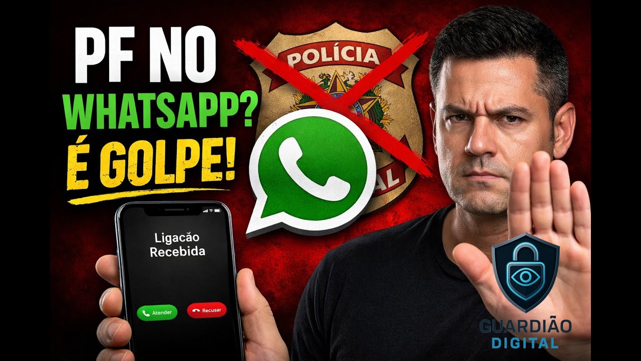 Polícia Federal Não Liga no WhatsApp: O Golpe Que Está Roubando Dados e Dinheiro!