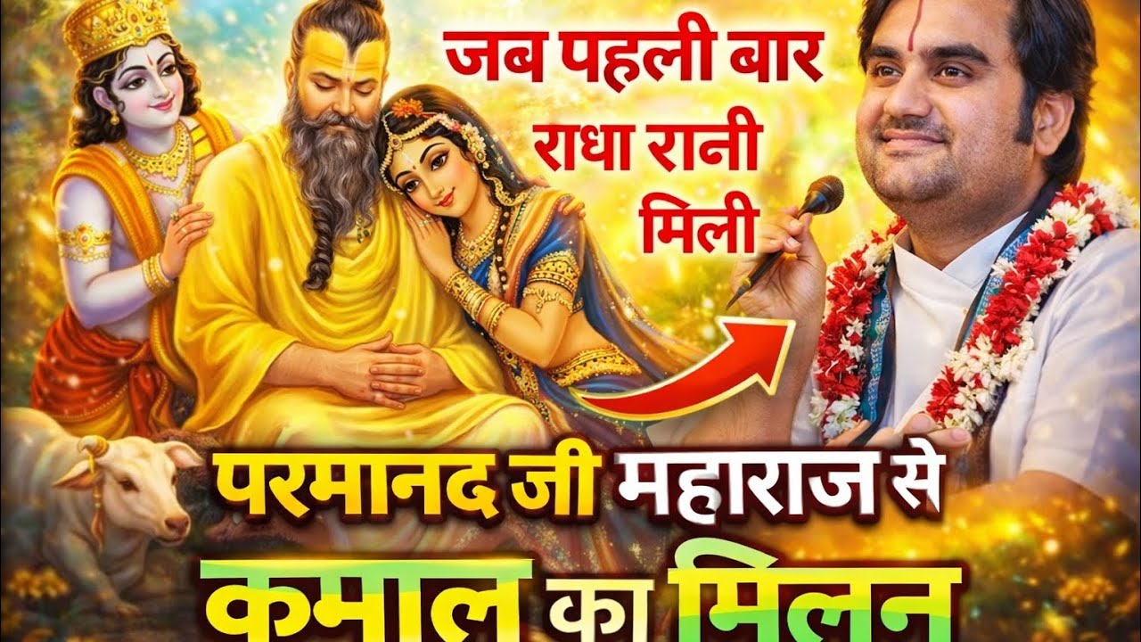 🙏🦚✨ राधा रानी का अद्भुतचमत्कार 🙏✨ प्रेमानंद महाराज श्री राधा रानी का मिलन 🙏✨🦚 राधा रानी से मिलन की क